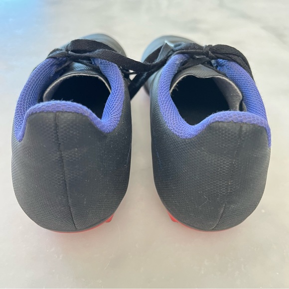 Adidas Unisex -Child X Speedflow. 4 Flexible Ground Soccer Cleat. Black, blue. 4 - Picture 5 of 8